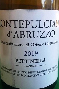 Pettinella Montepulciano d’Abruzzo 2019