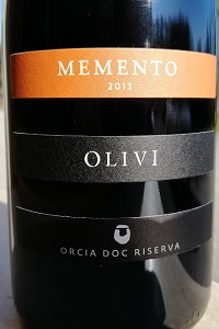 Olivi Le Buche Orcia Memento Riserva 2013