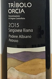 Podere Albiano Orcia Sangiovese Tribolo Riserva 2015