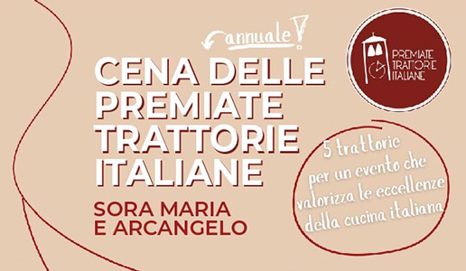 Cena annuale delle premiate trattorie 2023
