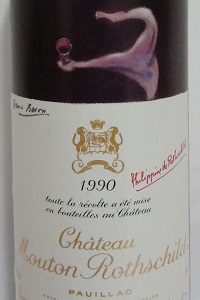 Chateau Mouton Rotschild Pauillac Premier Grand Cru Classé 1990