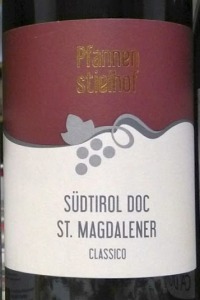 Pfannenstielhof Alto Adige Santa Maddalena Classico vino rosso
