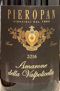 Pieropan Amarone della Valpolicella Vigna Garzon 2016