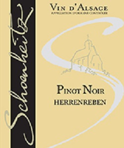 Schoenheitz Vin d’Alsace Pinot Noir Herrenreben vino rosso Alsazia
