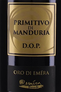 Claudio Quarta Primitivo di Manduria Oro di Emèra 2017