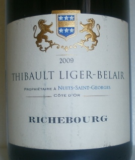 Liger-Belair Thibault richebourg grand cru 2009