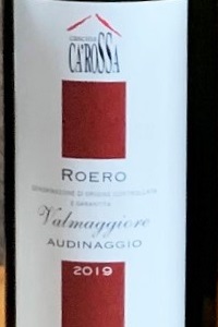 Cascina Ca' Rossa Roero Valmaggiore Vigna Audinaggio 2019