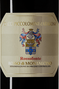 Ciacci Piccolomini d'Aragona Rosso di Montalcino Rossofonte 2019