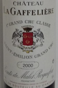 Saint Emilion Grand Cru Classé 2000 Château La Gaffeliere