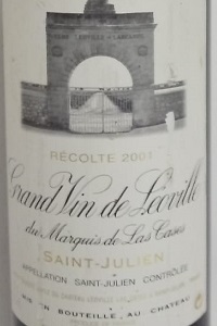 Saint Julien Deuxième Grand Cru Classé 2001 Château Leovilles Las Cases