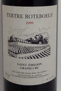 Tertre Roteboeuf Saint Emilion Grand Cru Classé 1999