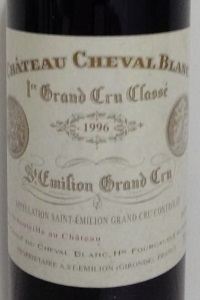 Chateau Cheval Blanc Saint Emilion Grand Cru Classé 1996