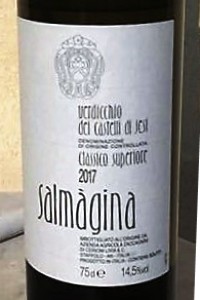 Zaccagnini Verdicchio dei Castelli di Jesi Classico Superiore Salmagina vino bianco Marche