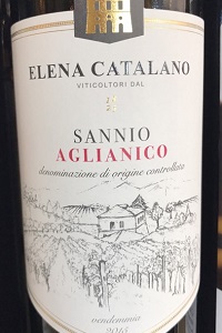 Elena Catalano Sannio Aglianico 2018