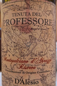 Sciarr D'Alesio Montepulciano d'Abruzzo Tenuta del Professore 2015