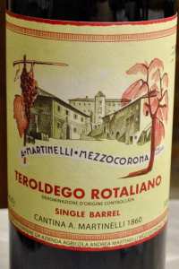 Cantina Martinelli Teroldego Rotaliano Single Barrel 2016