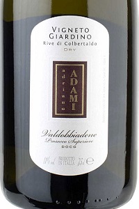 Adami Valdobbiadene Prosecco Superiore Vigneto Giardino Rive di Colbertaldo Dry 2020