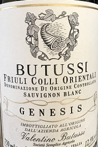 valentino butussi Friuli Colli Orientali Sauvignon Genesis 2015