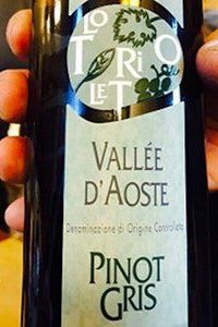 Pinot Gris valle d'aosta doc lo triolet vino bianco etichetta doctorwine
