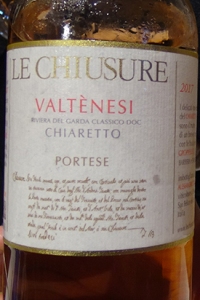 le chiusure Valtènesi Riviera del Garda Classico Chiaretto Portese 2017