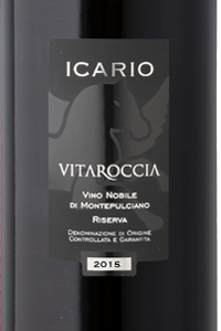 icario vino nobile di montepulciano riserva vitaroccia 2015