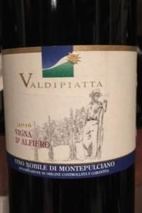 Vino Nobile di Montepulciano Vigna d’Alfiero 2016 Tenuta Valdipiatta