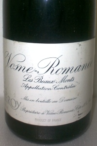 Vosne Romanée 1er Cru Les Beaux Monts 2000 Domaine Leroy
