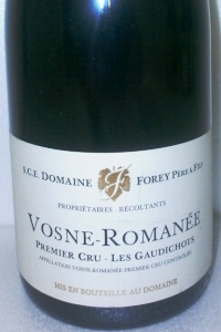 Vosne Romanée 1er Cru Les Gaudichots 2009 Domaine Forey