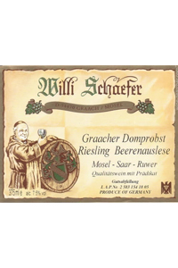 Willi Schaefer Graacher Domprobst Riesling Beerenauslese