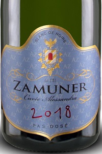 Zamuner Cuvée Alessandra Blanc de noirs Pas Dosé 2018
