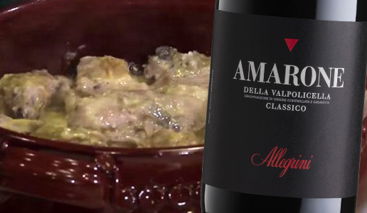 Abbacchio Brodettato e Amarone della Valpolicella Classico 2016 Allegrini