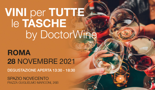 Presentazione Vini per tutte le tasche by DoctorWine, Roma 28 novembre 2021