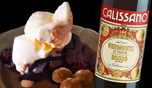Brownies e Calissano Vermouth Rosso