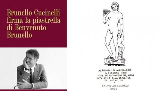Brunello Cucinelli firma la mattonella del Brunello di Montalcino 2022