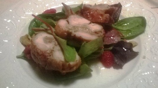 Coniglio in porchetta ripieno di funghi porcini