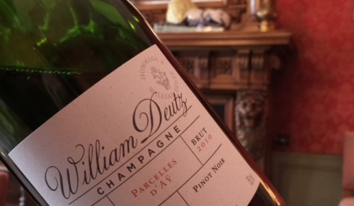 champagne deutz Hommage à William Deutz Parcelles d'Aÿ 2010 retroetichetta