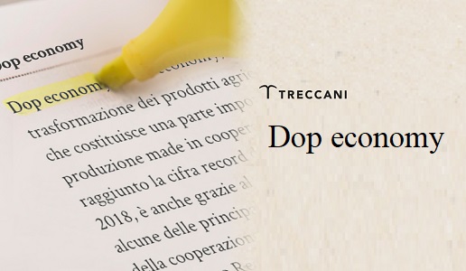 Dop economy nel vocabolario Treccani