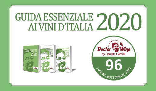 Faccino 96/100 DoctorWine 2020 diploma