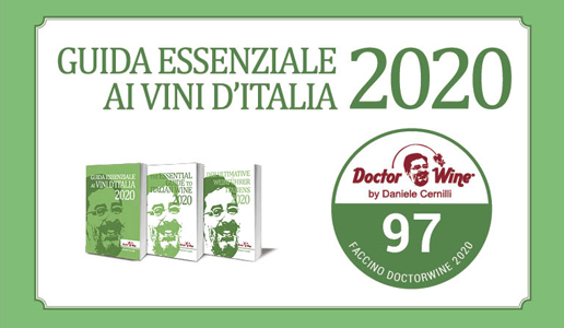 Faccino 97/100 DoctorWine 2020 diploma