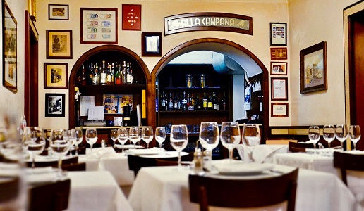 La Campana Ristorante Roma - sala