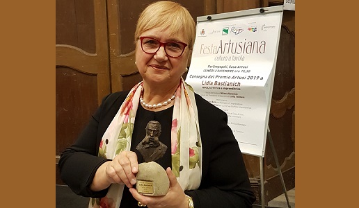 Lidia Bastianich con Premio Artusi