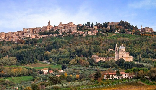 Montepulciano e la chiesa di San Biagio