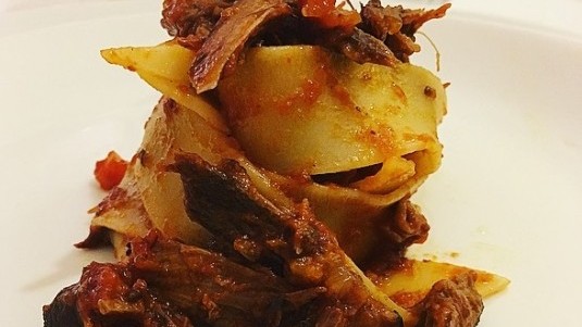 Pappardelle al ragù di lepre