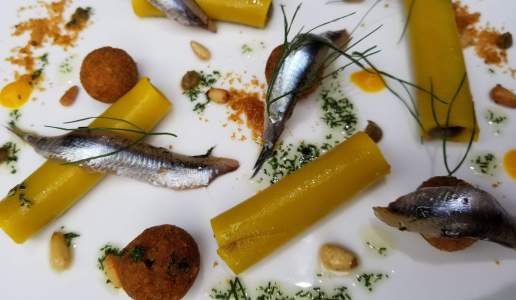 Rivisitazione della pasta con le sarde