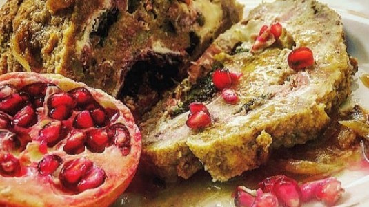 Polpettone napoletano al melograno
