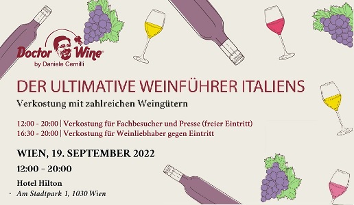 Presentazione DoctorWine Vienna 19 settembre 2022