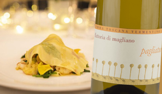 Raviolo aperto Maremma Toscana Vermentino Pagliatura 2020 Fattoria di Magliano