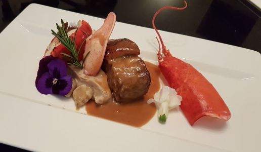 Sinfonia di astice e coppa di maialino con salsa al whisky ricetta doctorwine
