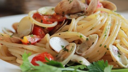 Spaghetti di Gragnano alle vongole veraci