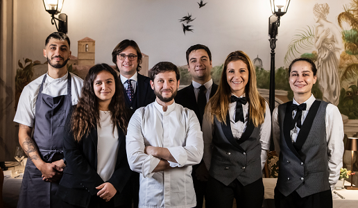 Staff Ristorante del Grand Hotel del Gianicolo Roma - La Corte degli Archi